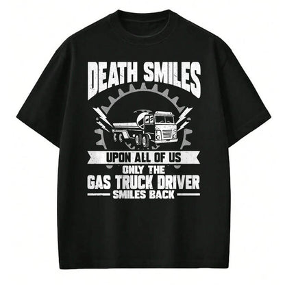 Best Truck Driver Life Shirt, Funny Trucker UnisexT-Shirt/Hoodie/Sweatshirt HLT00 - Gas Trucker Tanker Gas Truck Driver Fuel Truck Driver Premium Tri-blend T-Shirt