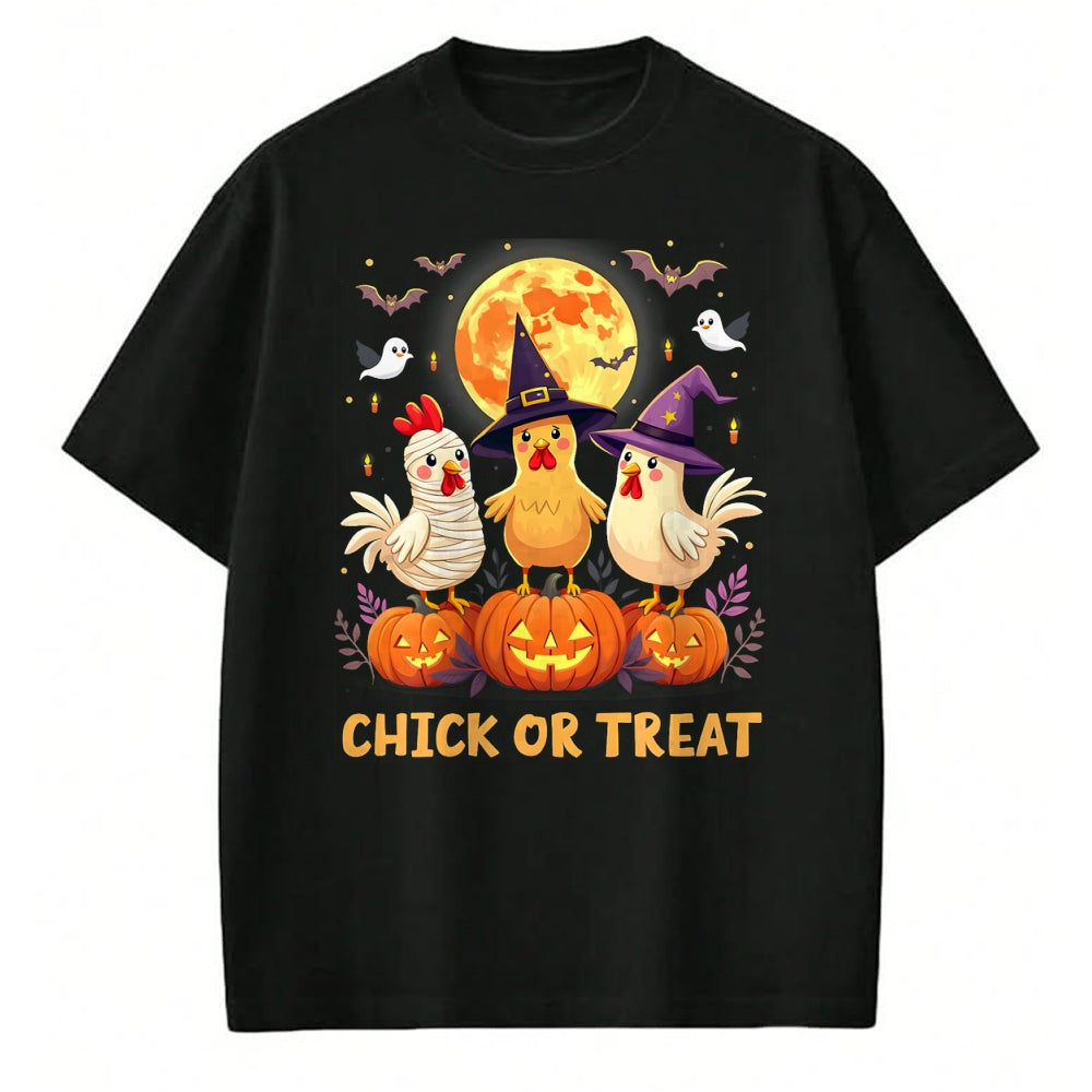 Best Farmer Life Shirt, Funny Farmer UnisexT-Shirt/Hoodie/Sweatshirt HLT00 - Chick or Treat Halloween Chicken Girl Farmer Halloween T-Shirt