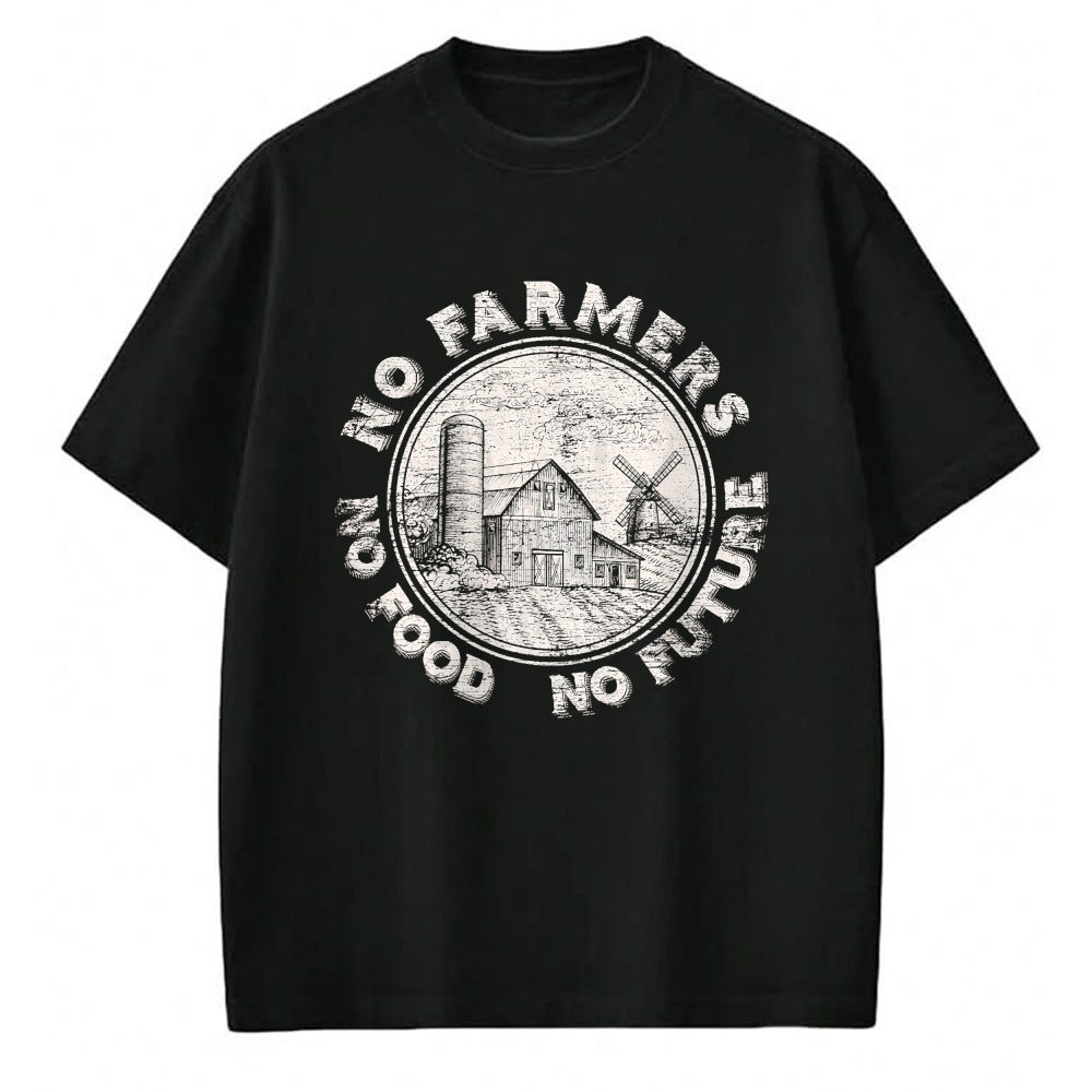 Best Farmer Life Shirt, Funny Farmer UnisexT-Shirt/Hoodie/Sweatshirt HLT00 - No Farmers No Food No Future T-Shirt Small