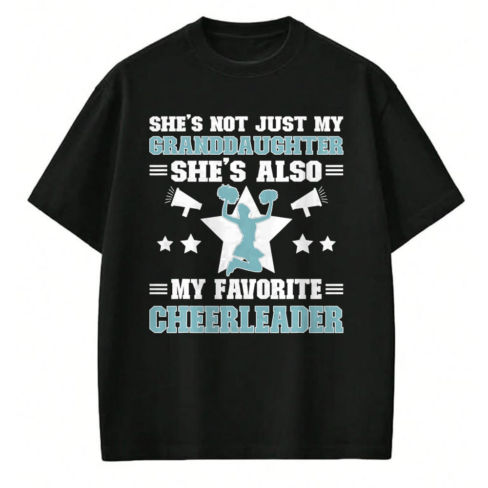 Best Grandpa Shirt, Proud Grandpa Unisex T-Shirt/Hoodie/Sweatshirt HLT00 - My Granddaughter Cheer Grandpa Of A Cheerleader Grandfather T-Shirt