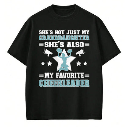 Best Grandpa Shirt, Proud Grandpa Unisex T-Shirt/Hoodie/Sweatshirt HLT00 - My Granddaughter Cheer Grandpa Of A Cheerleader Grandfather T-Shirt
