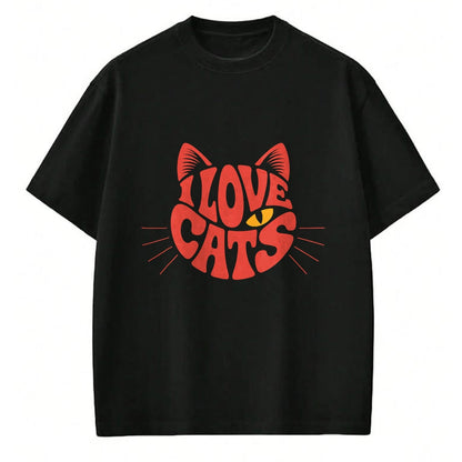 Cat Love Shirt, Funny Cat Lover Gift UnisexT-Shirt/Hoodie/Sweatshirt HLT00 - I Love Cats T-Shirt (1)