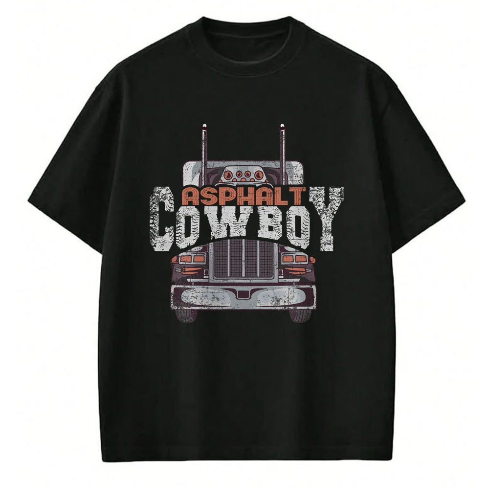 Best Truck Driver Life Shirt, Funny Trucker UnisexT-Shirt/Hoodie/Sweatshirt HLT00 - Asphalt Cowboy Cool Truck Driver Design Trucker T-Shirt