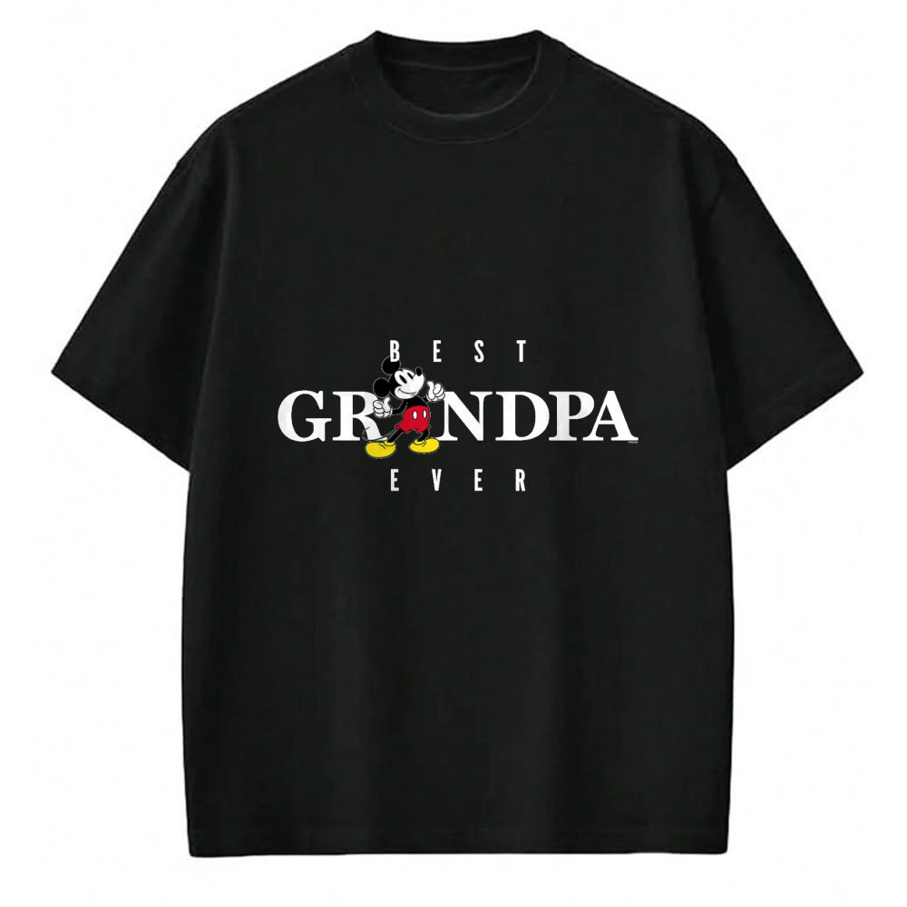 Best Grandpa Shirt, Proud Grandpa Unisex T-Shirt/Hoodie/Sweatshirt HLT00 - Disney Mickey Mouse Thumbs Up Best Grandpa Ever Father’s Day T-Shirt