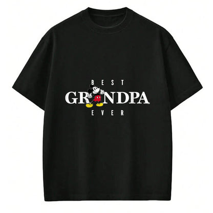 Best Grandpa Shirt, Proud Grandpa Unisex T-Shirt/Hoodie/Sweatshirt HLT00 - Disney Mickey Mouse Thumbs Up Best Grandpa Ever Father’s Day T-Shirt