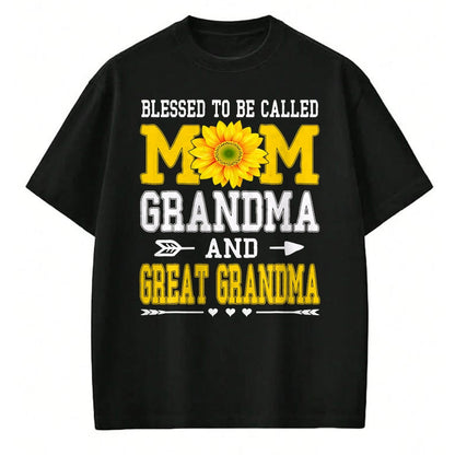 Best Grandma Shirt, Proud Grandma Unisex T-Shirt/Hoodie/Sweatshirt HLT00 - Blessed to be called Mawmaw Shirt Sunflower Lovers Grandma T-Shirt