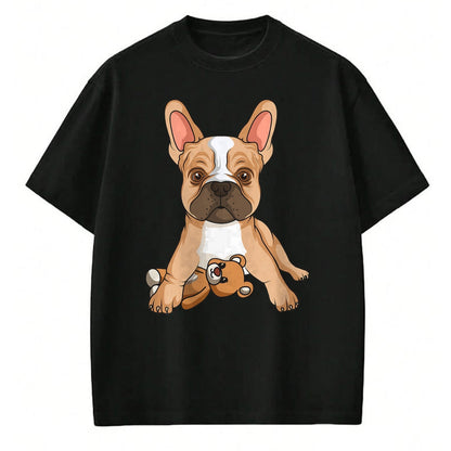 Dog Love Shirt, Dog Lover Gift T-Shirt/Hoodie/Sweatshirt HLT00 - French Bulldog Frenchie Love Cute Dog Mom Funny Girls T-Shirt
