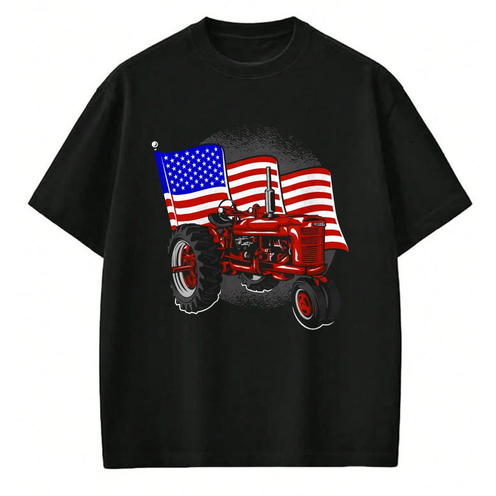 Best Farmer Life Shirt, Funny Farmer UnisexT-Shirt/Hoodie/Sweatshirt HLT00 - 4th of July Gift Patriotic Farmer US Flag Tractor Farmer T-Shirt