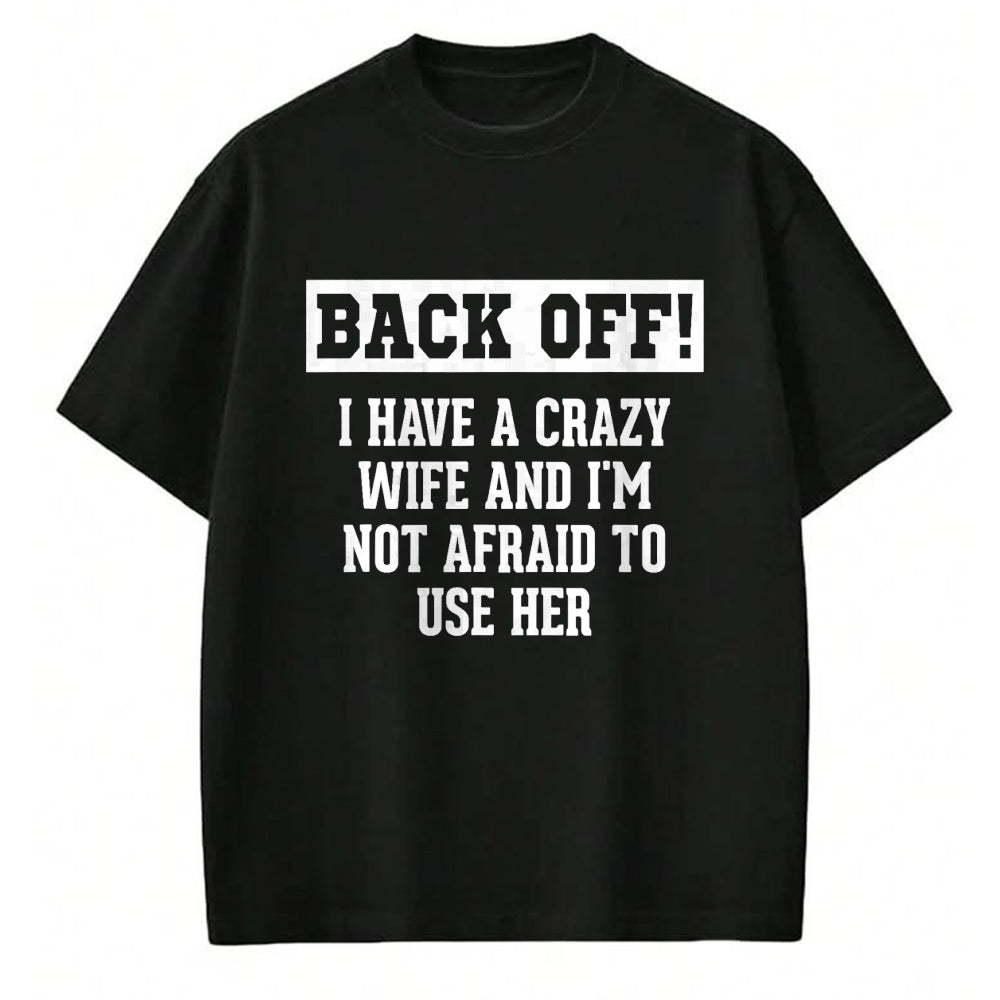 Best Wife Shirt, Wife and Husband Unisex T-Shirt/Hoodie/Sweatshirt HLT00 - Funny Husband Gifts Men, Crazy Wife Sarcastic Husband T-Shirt (1)
