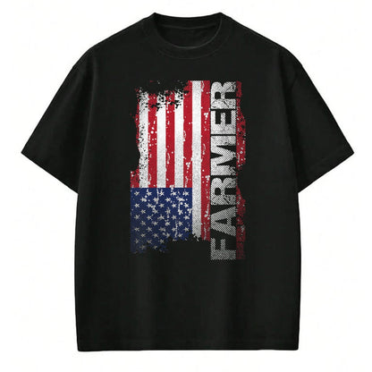 Best Farmer Life Shirt, Funny Farmer UnisexT-Shirt/Hoodie/Sweatshirt HLT00 - USA Flag Farmer T-Shirt, American Farmers Tee T-Shirt