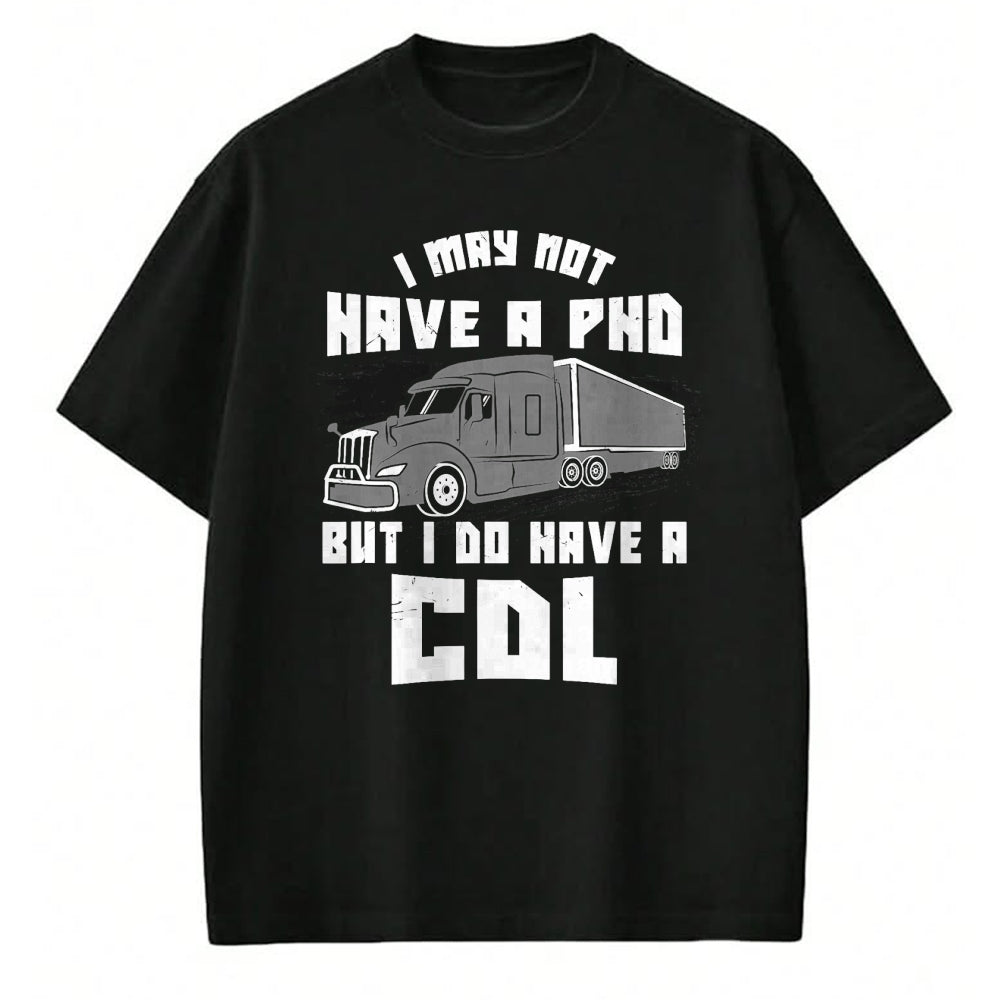 Best Truck Driver Life Shirt, Funny Trucker UnisexT-Shirt/Hoodie/Sweatshirt HLT00 - Funny Truck Driver Licence CDL Cargo Logbook Saying Gift T-Shirt