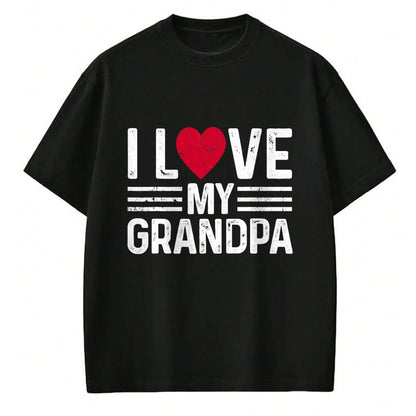 Best Grandpa Shirt, Proud Grandpa Unisex T-Shirt/Hoodie/Sweatshirt HLT00 - Kids I Love My Grandpa For Toddler, Boy, Girl, Youth, Baby T-Shirt
