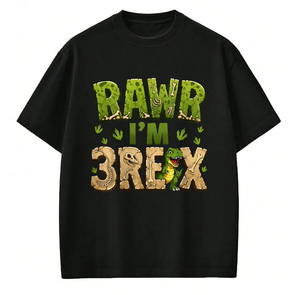 Best Dinosaur Lover Shirt, Funny Dinosaur UnisexT-Shirt/Hoodie/Sweatshirt HLT00 - 3 Year Old Dinosaur Birthday Boys Rawn Im 3-Rex T-Shirt