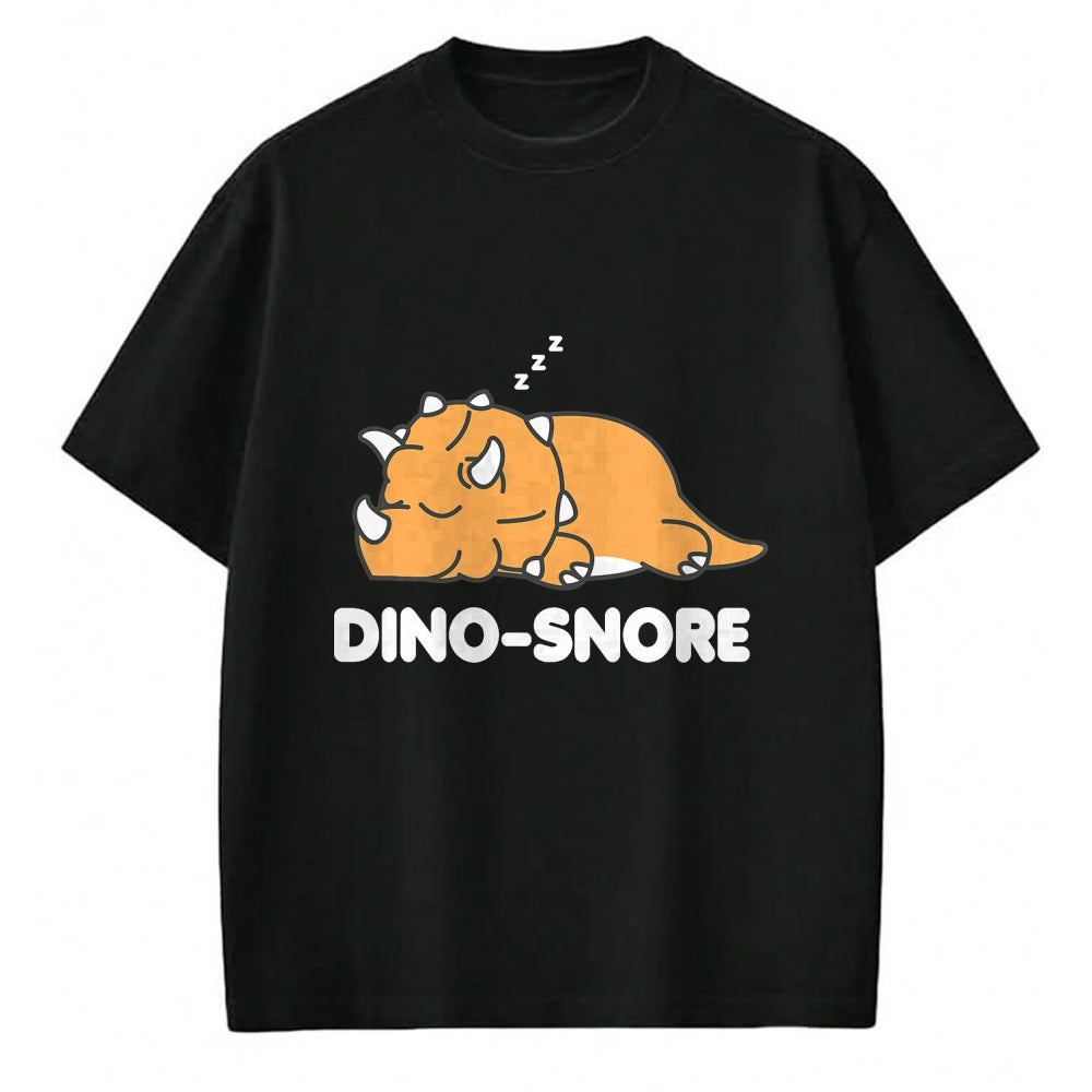 Best Dinosaur Lover Shirt, Funny Dinosaur UnisexT-Shirt/Hoodie/Sweatshirt HLT00 - Dino Snore Triceratops Dinosaur Pyjamas T-Shirt