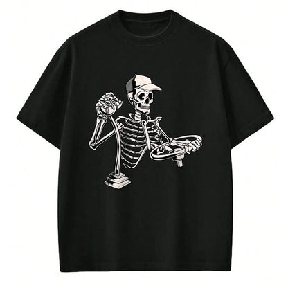Best Truck Driver Life Shirt, Funny Trucker UnisexT-Shirt/Hoodie/Sweatshirt HLT00 - Skeleton Truck Driver - Funny Big Trucking Trucker T-Shirt