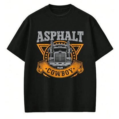 Best Truck Driver Life Shirt, Funny Trucker UnisexT-Shirt/Hoodie/Sweatshirt HLT00 - Asphalt Cowboy Cool Truck Driver Design Trucker T-Shirt (4)