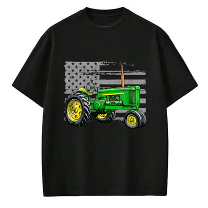 Best Farmer Life Shirt, Funny Farmer UnisexT-Shirt/Hoodie/Sweatshirt HLT00 - Patriotic Farm Tractor America US Flag American Farmer T-Shirt