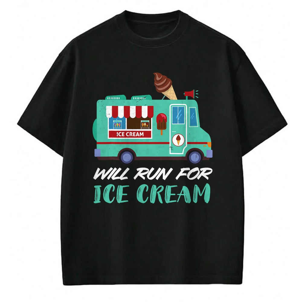 Best Truck Driver Life Shirt, Funny Trucker UnisexT-Shirt/Hoodie/Sweatshirt HLT00 - Ice Cream Truck Will Run for Ice Cream Truck Driver T-Shirt
