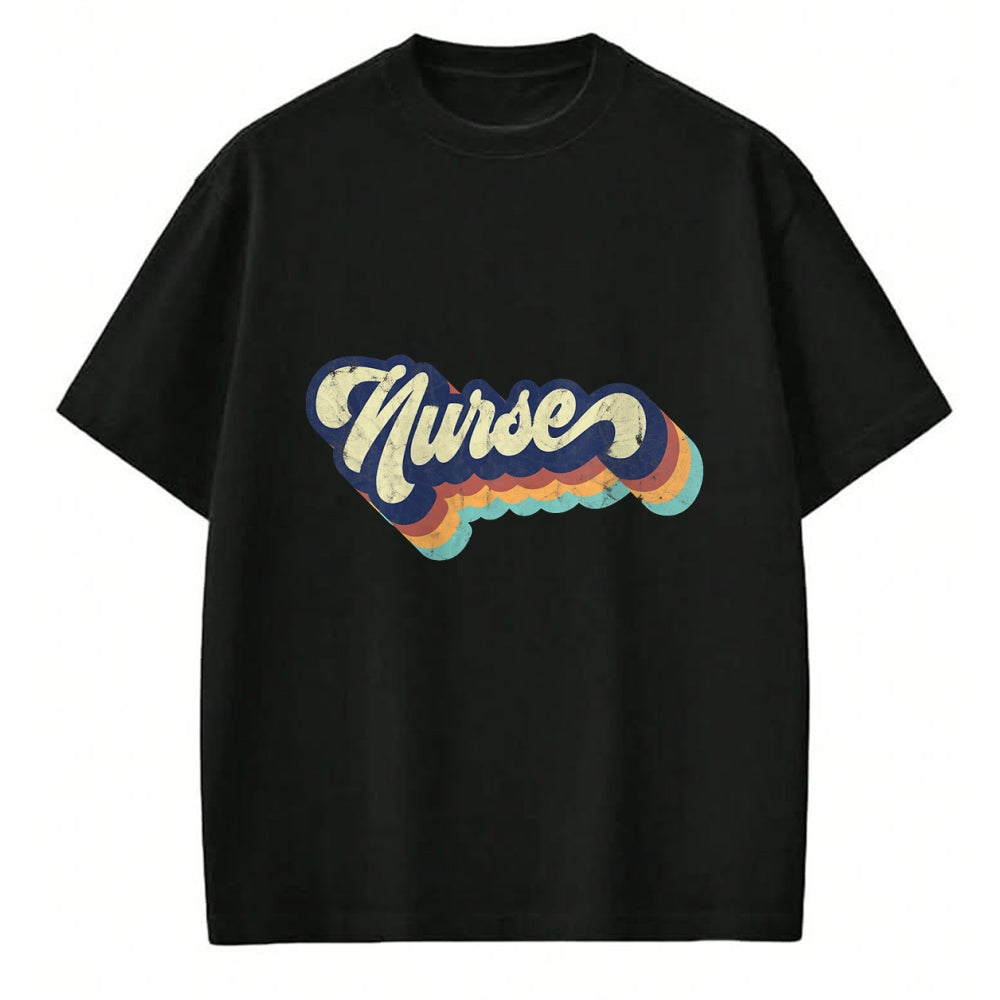 Funny Nurse Shirt, Nurse Unisex T-Shirt/Hoodie/Sweatshirt HLT00 - Retro Nurse Woman Wears a Nursing Tee on Nurse's Day T-Shirt