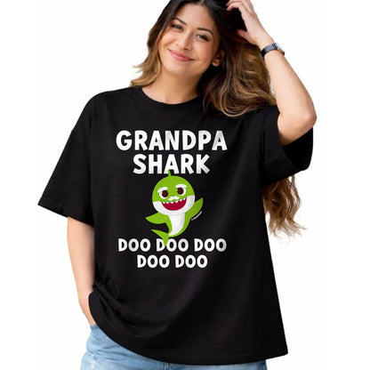 Best Grandpa Shirt, Proud Grandpa Unisex T-Shirt/Hoodie/Sweatshirt HLT00 - Pinkfong Grandpa Shark Official T-shirt T-Shirt (1)