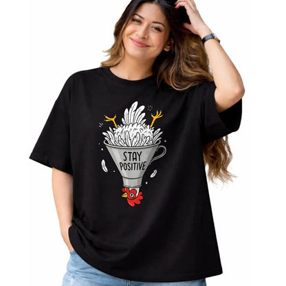 Best Farmer Life Shirt, Funny Farmer UnisexT-Shirt/Hoodie/Sweatshirt HLT00 - Stay Positive Silly Upside-Down Funny Chicken Farmers T-Shirt