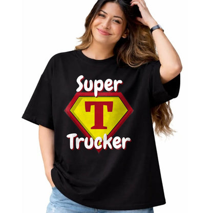 Best Truck Driver Life Shirt, Funny Trucker UnisexT-Shirt/Hoodie/Sweatshirt HLT00 - Super Trucker  Truck Driver Appreciation T-Shirt