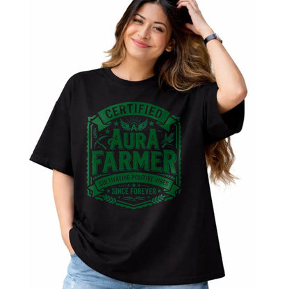 Best Farmer Life Shirt, Funny Farmer UnisexT-Shirt/Hoodie/Sweatshirt HLT00 - Certified Aura Farmer Positive Vibes Funny T-Shirt