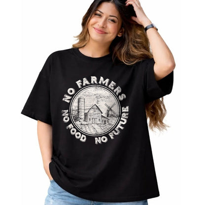 Best Farmer Life Shirt, Funny Farmer UnisexT-Shirt/Hoodie/Sweatshirt HLT00 - No Farmers No Food No Future T-Shirt Small