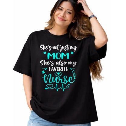 Funny Nurse Shirt, Nurse Unisex T-Shirt/Hoodie/Sweatshirt HLT00 - My Mom Is A Nurse - Proud Nurse Son Daughter RN LPN Family T-Shirt