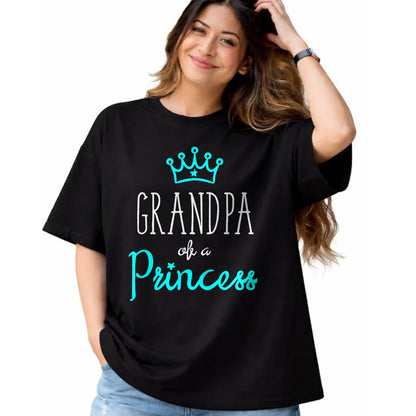 Best Grandpa Shirt, Proud Grandpa Unisex T-Shirt/Hoodie/Sweatshirt HLT00 - Grandpa Granddaughter Shirts Matching Set King and Princess T-Shirt