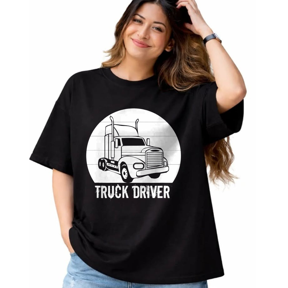 Best Truck Driver Life Shirt, Funny Trucker UnisexT-Shirt/Hoodie/Sweatshirt HLT00 - Truck Driver T-Shirt (4)