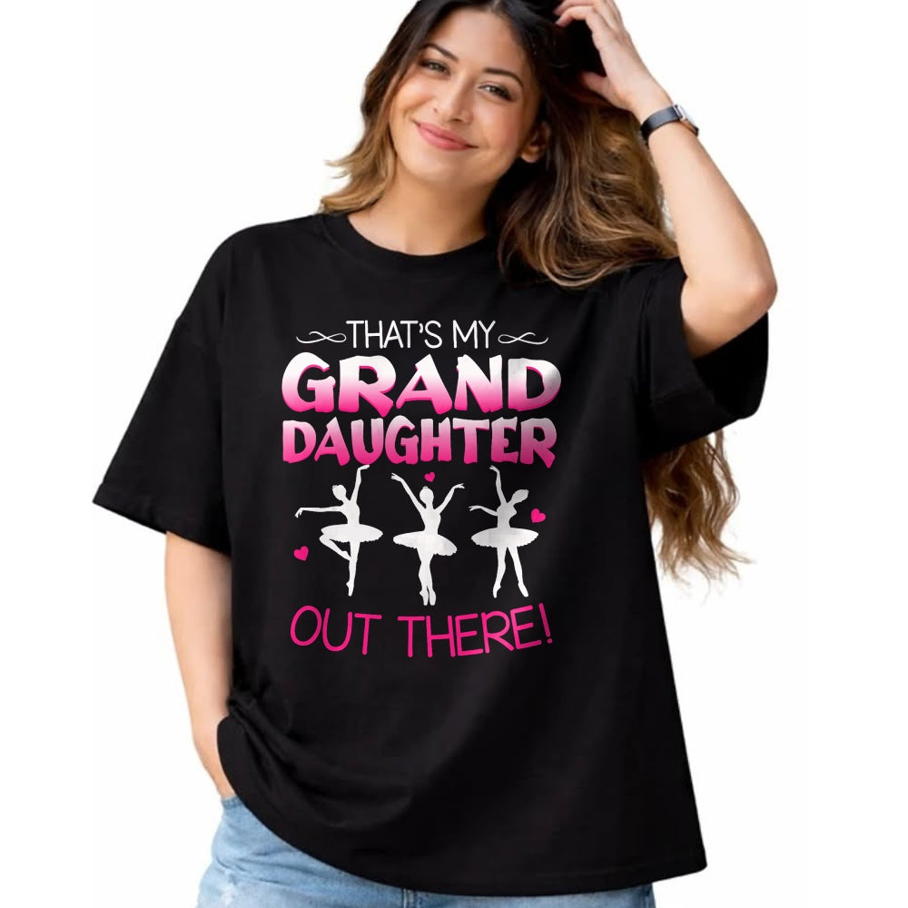 Best Grandpa Shirt, Proud Grandpa Unisex T-Shirt/Hoodie/Sweatshirt HLT00 -Ballet Dancing Granddaughter Grandpa & Grandma Gift T-Shirt