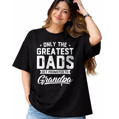 Best Grandpa Shirt, Proud Grandpa Unisex T-Shirt/Hoodie/Sweatshirt HLT00 - Greatest Dads Get Promoted To Grandpa Shirt Father's Day T-Shirt
