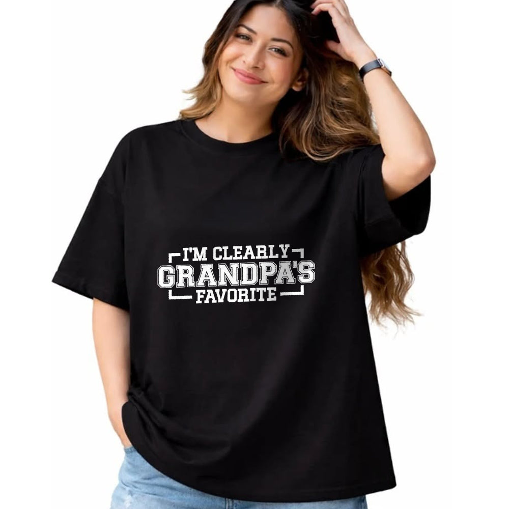 Best Grandpa Shirt, Proud Grandpa Unisex T-Shirt/Hoodie/Sweatshirt HLT00 -I'm Clearly Grandpa's Favorite, Grandson Grandpa, T-Shirt