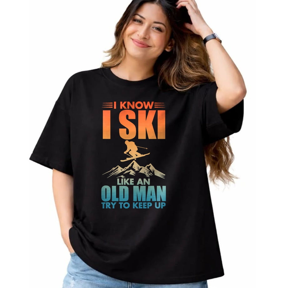 Best Grandpa Shirt, Proud Grandpa Unisex T-Shirt/Hoodie/Sweatshirt HLT00 -Best Ski Art For Grandpa Men Skiing Nordic Skier Skiing T-Shirt