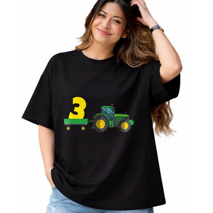 Best Farmer Life Shirt, Funny Farmer UnisexT-Shirt/Hoodie/Sweatshirt HLT00 - Kids Farm 3 years old 3rd birthday tractor T-Shirt