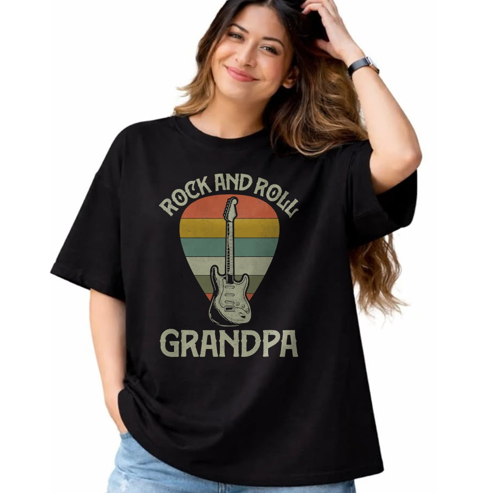 Best Grandpa Shirt, Proud Grandpa Unisex T-Shirt/Hoodie/Sweatshirt HLT00 - Guitarist Grandpa Fathers Day Shirts, Grandpa Guitar Player T-Shirt
