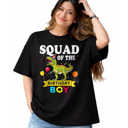 Best Dinosaur Lover Shirt, Funny Dinosaur UnisexT-Shirt/Hoodie/Sweatshirt HLT00 - Squad Of The Birthday Boy Dinosaur T-Rex Matching Family T-Shirt