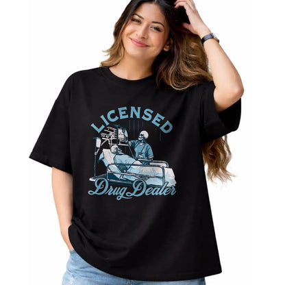 Funny Nurse Shirt, Nurse Unisex T-Shirt/Hoodie/Sweatshirt HLT00 - Licensed Drug Dealer Funny Nurse Doctor Humor Tee T-Shirt