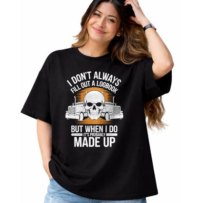 Best Truck Driver Life Shirt, Funny Trucker UnisexT-Shirt/Hoodie/Sweatshirt HLT00 - Best Truck Driver Art for Men Dad Women Trucking CDL Trucker T-Shirt (7)