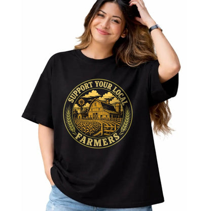 Best Farmer Life Shirt, Funny Farmer UnisexT-Shirt/Hoodie/Sweatshirt HLT00 - Support Your Local Farmers Vintage Farm Agriculture T-Shirt