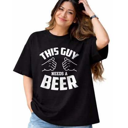 Best Wife Shirt, Wife and Husband Unisex T-Shirt/Hoodie/Sweatshirt HLT00 - Funny Guy Needs Beer Alcohol Lover T-Shirt