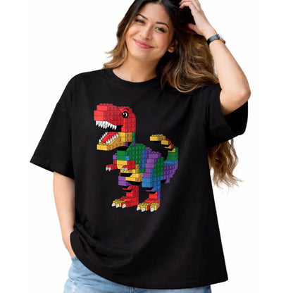Best Dinosaur Lover Shirt, Funny Dinosaur UnisexT-Shirt/Hoodie/Sweatshirt HLT00 - Master Builder Men Boys Kids Building Bricks Dinosaur T-Rex T-Shirt