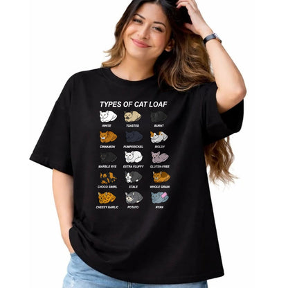 Cat Love Shirt, Funny Cat Lover Gift UnisexT-Shirt/Hoodie/Sweatshirt HLT00 - Cat Loaf Kitten Lover Funny Bread Baker Pastry Chef T-Shirt