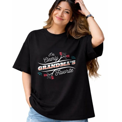 Best Grandpa Shirt, Proud Grandpa Unisex T-Shirt/Hoodie/Sweatshirt HLT00 -I'm Clearly Grandma's Favorite Granddaughter Grandma, T-Shirt