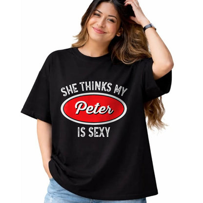 Best Truck Driver Life Shirt, Funny Trucker UnisexT-Shirt/Hoodie/Sweatshirt HLT00 - Funny Truck Driver T-Shirt - She Thinks My Peter is Sexy T-Shirt