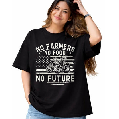 Best Farmer Life Shirt, Funny Farmer UnisexT-Shirt/Hoodie/Sweatshirt HLT00 - Farming Tractors USA Flag No Farmers No Food Farm Patriotic T-Shirt