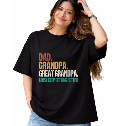 Best Grandpa Shirt, Proud Grandpa Unisex T-Shirt/Hoodie/Sweatshirt HLT00 - Dad Grandpa Great Grandpa Fathers Day For Great Grandfather T-Shirt