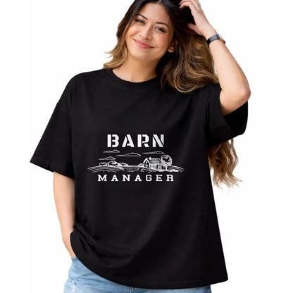 Best Farmer Life Shirt, Funny Farmer UnisexT-Shirt/Hoodie/Sweatshirt HLT00 - Barn Manager T-Shirt