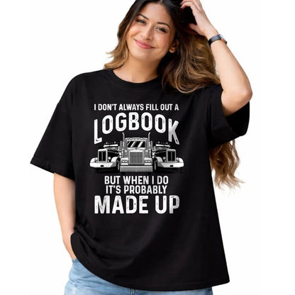 Best Truck Driver Life Shirt, Funny Trucker UnisexT-Shirt/Hoodie/Sweatshirt HLT00 - Best Truck Driver Art For Men Dad Women Trucking CDL Trucker T-Shirt (6)